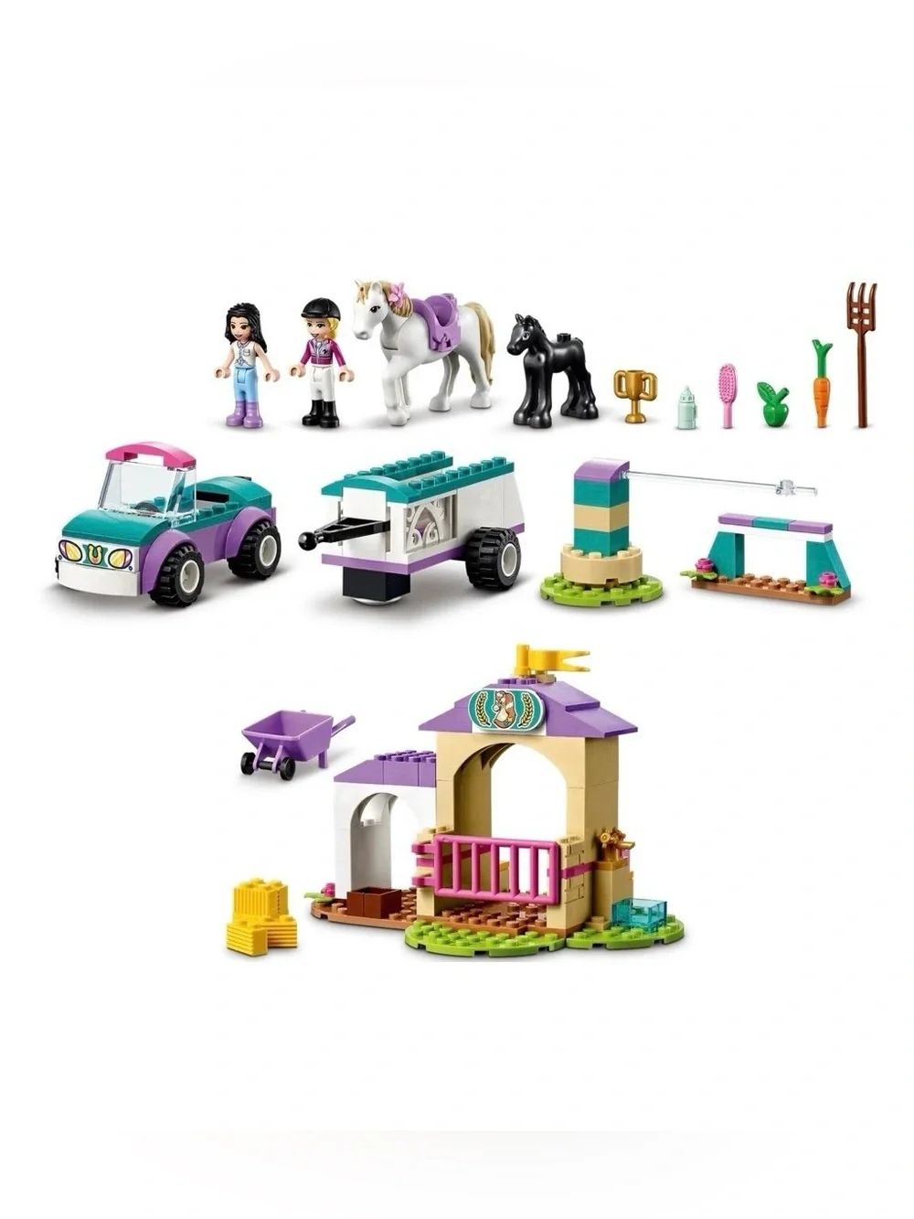 Lego wheelbarrow love